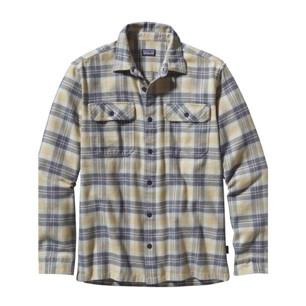Patagonia Men's Long-Sleeved Fjord Flannel Shirt Medium